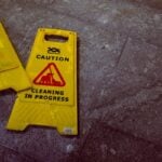 Slip and Fall Sign
